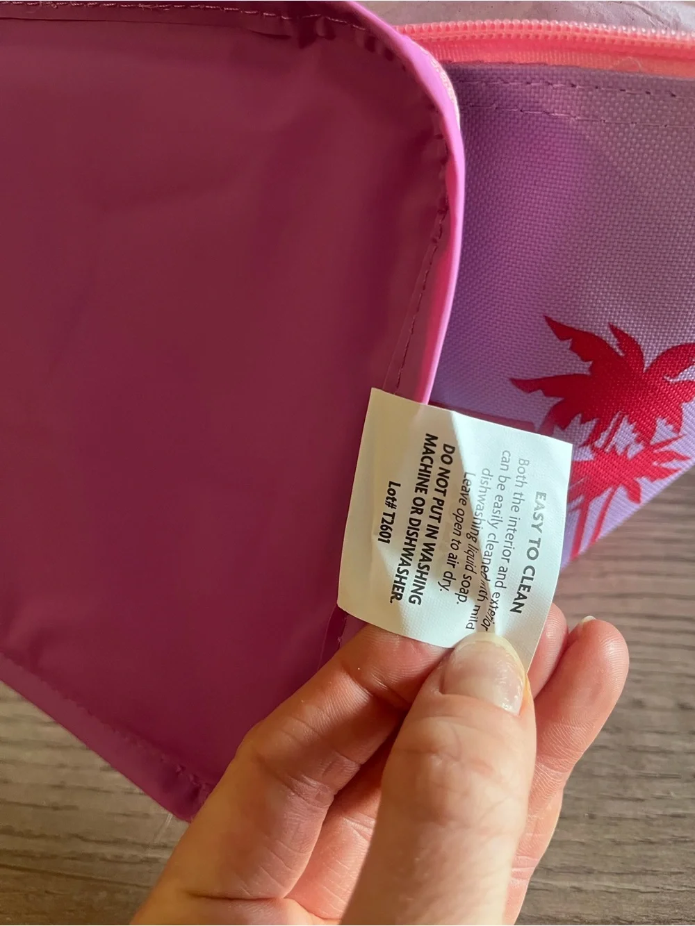 Trader Joe’s Purple and Pink Insulated Lunch Bag